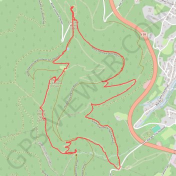 Saint Dié des Vosges le Kemberg GPS track, route, trail