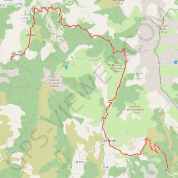 La Bâtie Neuve - Col du Défens GPS track, route, trail