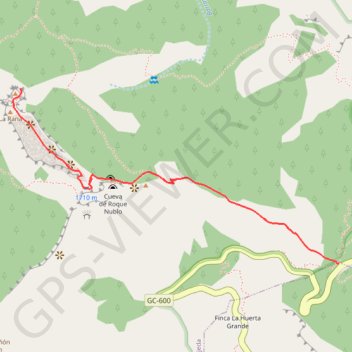 Roque Nublo GPS track, route, trail
