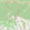Vallon de Vallauris - Combe de Recaute GPS track, route, trail