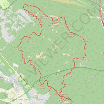 Le Circuit des 25 Bosses GPS track, route, trail