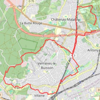 Saint Aubin GPS track, route, trail