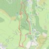 Le Capucin - Les Puys de Cliergue et du Redon - Val de Courre GPS track, route, trail