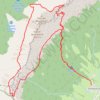 Tour des Rochers de la Balme par le pas Ernadant (Vercors) GPS track, route, trail