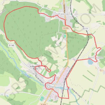 Boucle depuis Prauthoy - Le Montsaugeonnais GPS track, route, trail