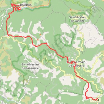 Stevenson - Etape 4 GPS track, route, trail