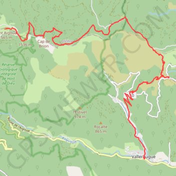 Du Mont Aigoual à Valleraugue GPS track, route, trail