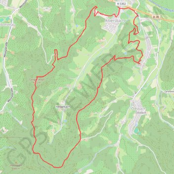 Oberkirch Hesselbach -Brennersteig GPS track, route, trail