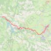La Via Arverna (Aurillac - Laroquebrou) GPS track, route, trail