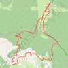 Montagne de Miélandre par Valouse en boucle par le col de Portalier GPS track, route, trail