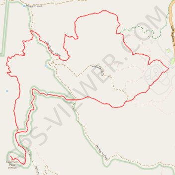 Cuyamaca Peak Loop GPS track, route, trail