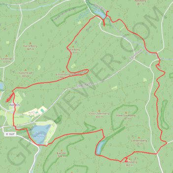 Les 3 châteaux : Falkenstein, Rothenbourg, Waldeck GPS track, route, trail