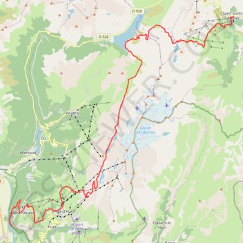 Trail de l’Étendard - 44km GPS track, route, trail