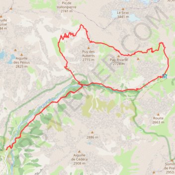 Le tour des Puys GPS track, route, trail