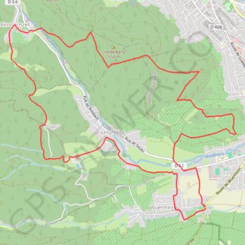 Guebwiller - Circuit de Sainte-Anne GPS track, route, trail