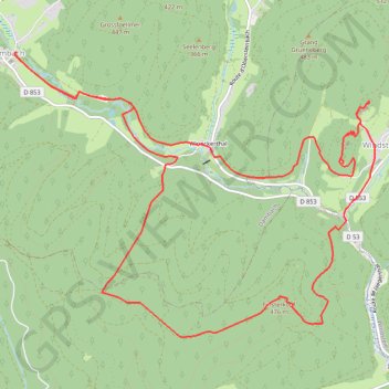 Autour de Windstein GPS track, route, trail