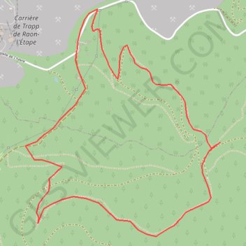 Chavré roche Saint Blaise GPS track, route, trail