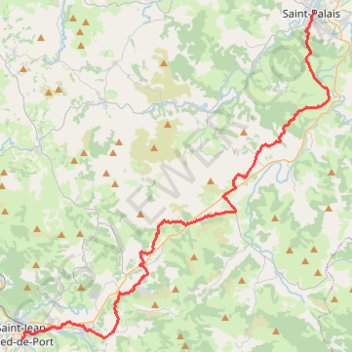 Saint-Palais / Saint-Jean-Pied-de-Port GPS track, route, trail