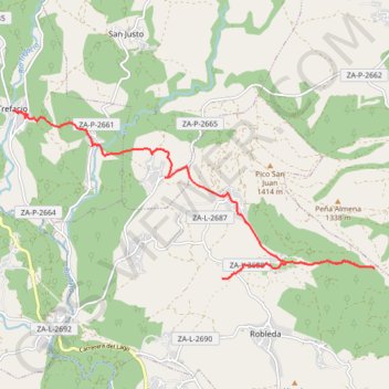 Itinerario1 track completo GPS track, route, trail