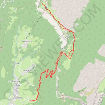 Tête du Parmelan depuis Cornet par le col du Pertuis GPS track, route, trail