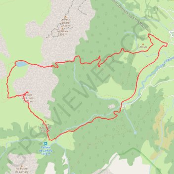 Dec de Lhurs cara Sur GPS track, route, trail
