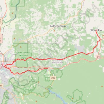 Kep 100k GPS track, route, trail