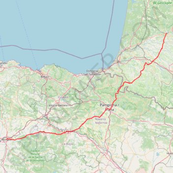 15 Burgos - Mont-de-Marsan GPS track, route, trail