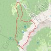Du Pas Ernadant au Pas de la Balme depuis Corrençon-en-Vercors GPS track, route, trail