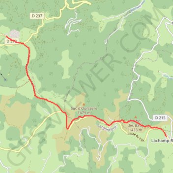 Tour du Mezenc 2 GPS track, route, trail