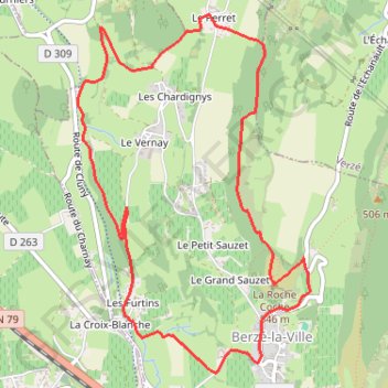 Berzé-la-Ville GPS track, route, trail