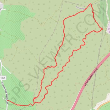 La Grand Combe Saint-Hilaire-d'Ozilhan - Remoulins GPS track, route, trail