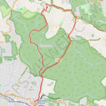 Sherbrooke, Alfred Nicholas GPS track, route, trail