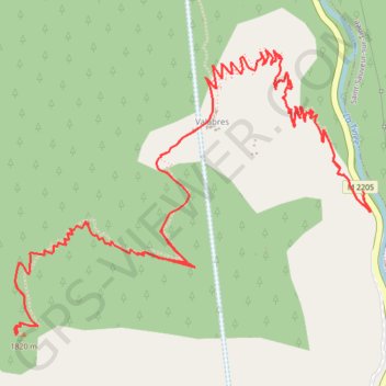 Rochers de Valabres GPS track, route, trail
