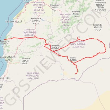 Maroc 2018 GPS track, route, trail