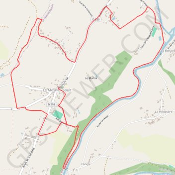 Boucle de Mesnil - Raoult GPS track, route, trail
