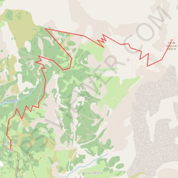 Vallouise, Col de Vallouise - cabane de Chouvet GPS track, route, trail