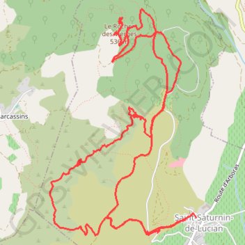 Canyon du diable GPS track, route, trail