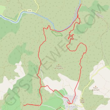 Puéchabon GPS track, route, trail