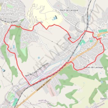 Candélie GPS track, route, trail