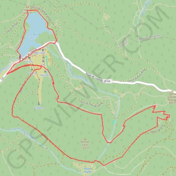 Lac du lispach et rouges feignes GPS track, route, trail