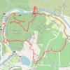 La Beaume Escure - butte de Toul GPS track, route, trail