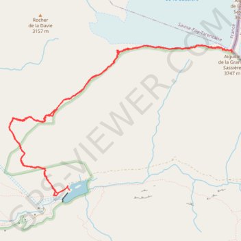 Grande Sassière - 11-SEP-11 02 GPS track, route, trail