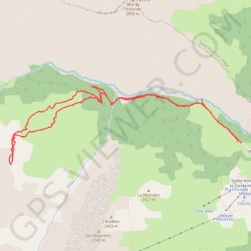 La Lauzette GPS track, route, trail