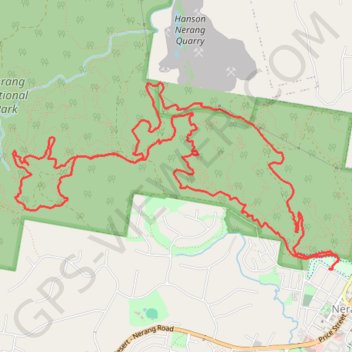 Nerang National Park Loop GPS track, route, trail