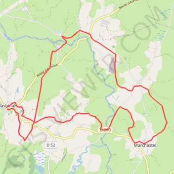 Grande Traversée de l'Aubrac - Nasbinals GPS track, route, trail