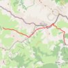 Le Roux-Les Fonds par crêtes GPS track, route, trail