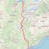 Traversée des Alpes du lac Léman à la mer Méditerranée GPS track, route, trail