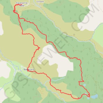 Monges GPS track, route, trail