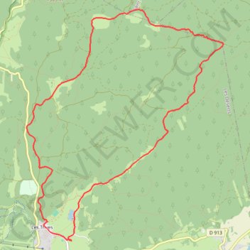 Piste noire VTCTracé 31 oct. 2017 2:56:35 PM GPS track, route, trail