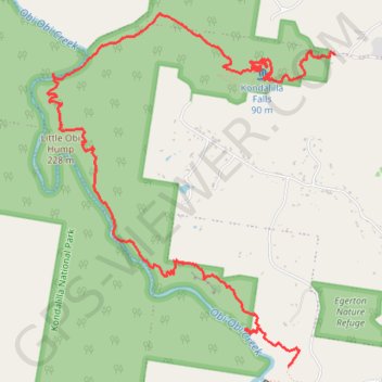 Lake Baroon - Kondalilla Falls GPS track, route, trail